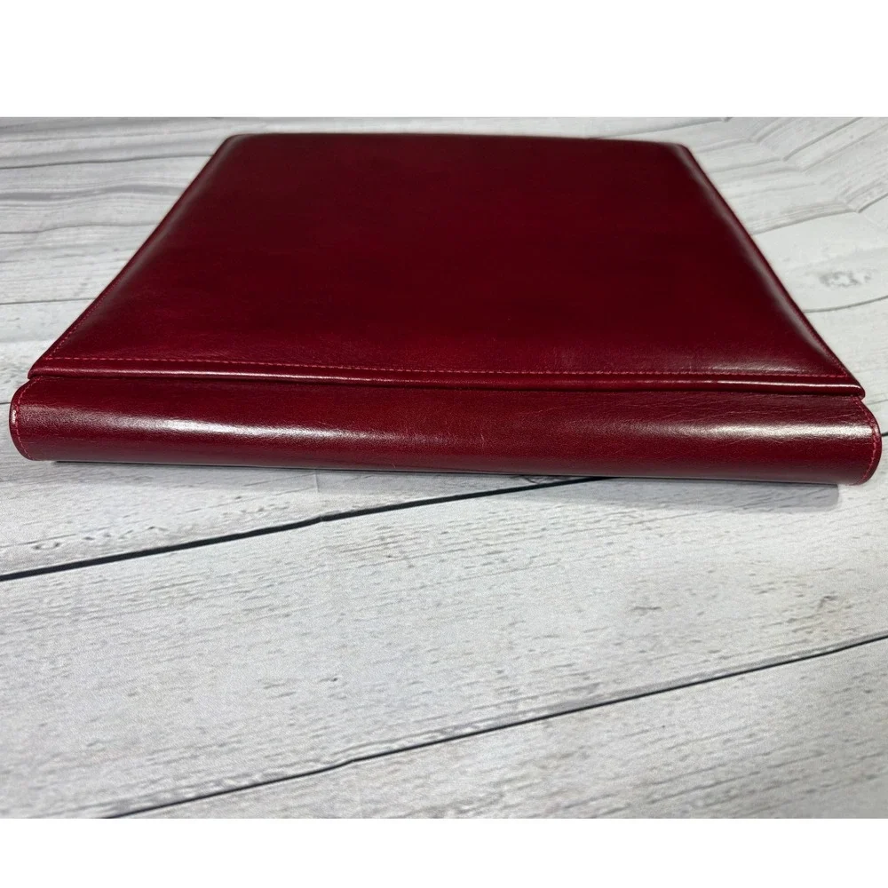 Raika Red Leather Handcrafted Portfolio Photo Album RM 105-F USA Made 12x12